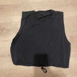 Cropped workout tank